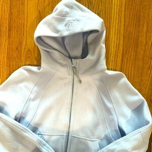 Lululemon zip up scuba lavender extra small